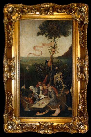 framed  BOSCH, Hieronymus The Ship of Fools (mk08), ta009-2